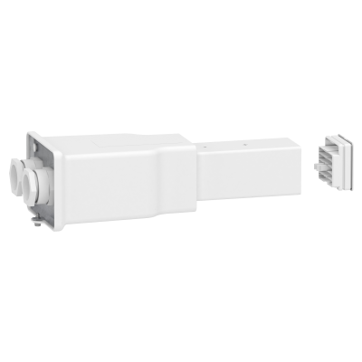 Canalis KB kaseta zasilająca 3L+N+PE lewa biała metalowa 40A 1 obwód KBB40ABG44W SCHNEIDER (KBB40ABG44W)