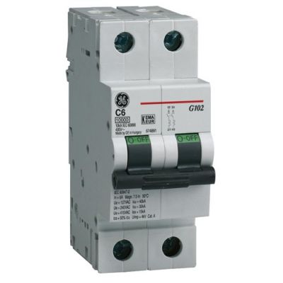 Wyłącznik nadprądowy 2P B 6A 10kA AC G102B06 (674972)