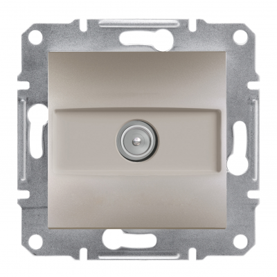 Asfora gniazdo antenowe TV końcowe 1dB bez ramki brąz EPH3200169 SCHNEIDER (EPH3200169)