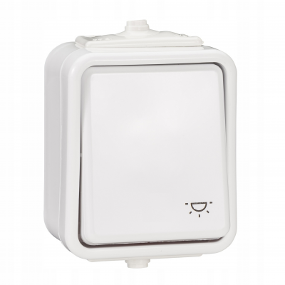 Cedar przycisk światło IP44 biały WNT102C01 SCHNEIDER (WNT102C01)