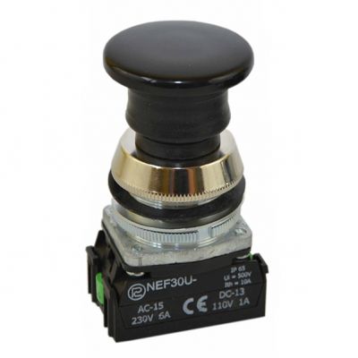 Przycisk NEF30-UDXY/W3 czarny (W0-NEF30-UD XY/W3 S)