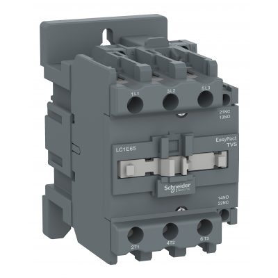 Stycznik mocy Easy TeSys Control [AC-3] 50A 3P 1Z 1R cewka 220V 60HZ LC1E50M6 SCHNEIDER (LC1E50M6)
