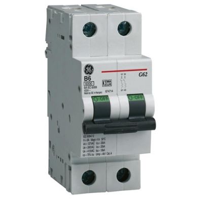 Wyłącznik nadprądowy 2P B 25A 6kA AC G62B25 (674720)