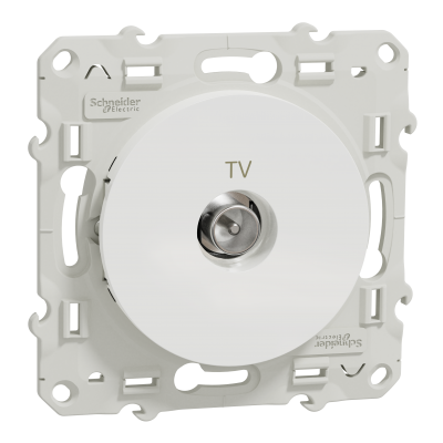 Odace Gniazdo TV (FR) biały S520445 SCHNEIDER (S520445)