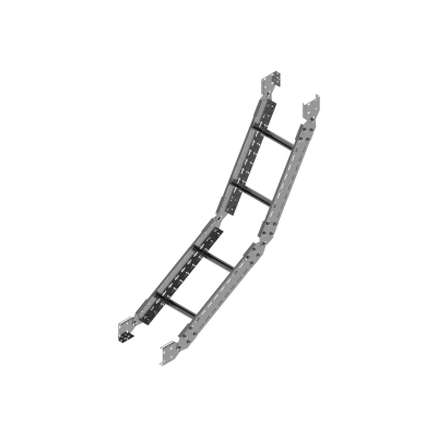 Łuk przegubowy drabinki 400x80mm Grubość 2,00 mm LPDC400H80 N 497140 BAKS (497140)