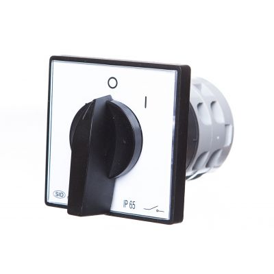 Łącznik krzywkowy 0-1 3P 25A IP65 Łuk E25-12 z płytką 952501 ELEKTROMET (952501)