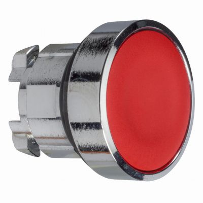 Harmony XB4 Przycisk płaski fi22 czerwony z samopowrotem bez podświetlenia okrągły metalowy ZB4BA4TQ SCHNEIDER (ZB4BA4TQ)