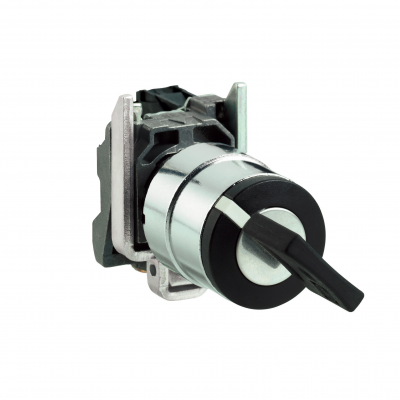 Harmony XB4 Przełącznik 2 położeniowy czarny metalowy XB4BG61 SCHNEIDER (XB4BG61)