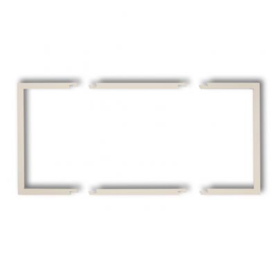 KARLIK Ramka wypełniająca podwójna DECO beżowy 1DRW-2 (1DRW-2)