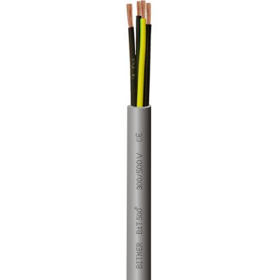 BiT 500 10G1,5 Giętki kabel sterowniczy, w izolacji i powłoce PVC, do zastosowań wnętrzowych, żyły numerowane, 300/500V BITNER (S54484)