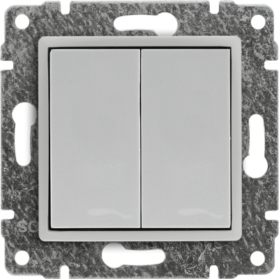 VENA ; Zaślepka modułowa (2szt. 22,5mmx45mm) , BIAŁY ANTYBAKTERYJNA POWŁOKA (590480)