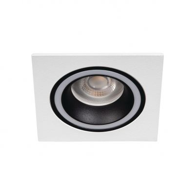 FELINE DSL B/W Oczko sufitowe FELINE DSL B/W kwadratowy stop aluminium kolor czarny / biały 1XGx5,3/ (37260)