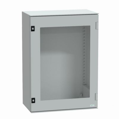 Thalassa Obudowa poliestrowa wisząca PLM z drzwiami transparentnymi IP66 747x536x300 mm NSYPLM75TG SCHNEIDER (NSYPLM75TG)