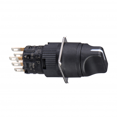 Harmony XB6 Kompletny przełącznik 2 położeniowy Stabilny Czarny Krótka rączka 1 CO 16mm XB6EAD221P SCHNEIDER (XB6EAD221P)