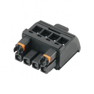 BHZ 5.00/04/90LH BK/BK PRT 45 Złącze kablowe do płytek drukowanych 1086220000 WEIDMULLER (1086220000)