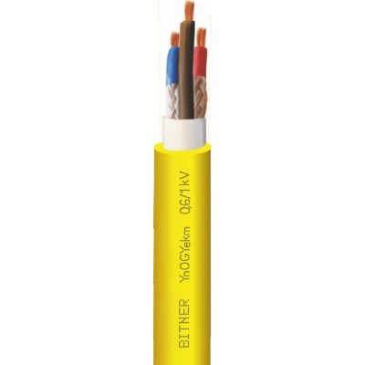 YnOGYekm 0,6/1kV 3x4,0+4,0+4,0 Ekranowany przewód górniczy o izolacji i powłoce PVC BITNER (GP0201)
