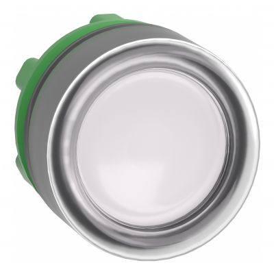 Harmony XB5 Przycisk płaski z samopowrotem LED okapturzona biała plastikowa ZB5AW513 SCHNEIDER (ZB5AW513)