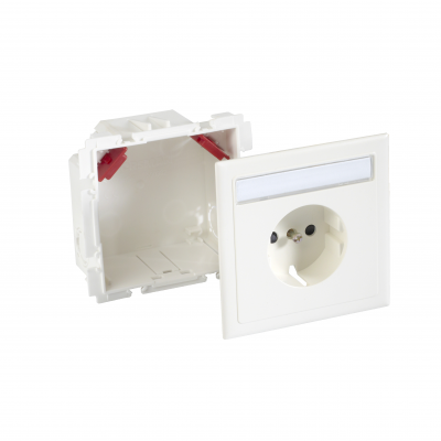 THORSMAN - gniazdo 16A CYB-PS SCHUKO biały 5975001 SCHNEIDER (5975001)