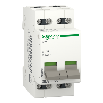 Rozłącznik izolacyjny modułowy Acti9 iSW 4P 20A A9S60420 SCHNEIDER (A9S60420)