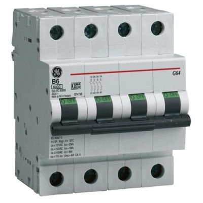 Wyłącznik nadprądowy 4P C 20A 6kA AC G64C20 (674670)