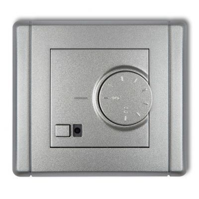 KARLIK FLEXI Elektroniczny regulator temperatury z czujnikiem powietrznym srebrny metalik 7FRT-2 (7FRT-2)