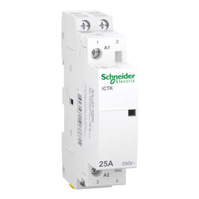 Stycznik modułowy Acti9 iCTK50-25-20-230 25A 2Z 50Hz 230/240 V AC bez możliwości rozbudowy o styki A9C40225 SCHNEIDER (A9C40225)