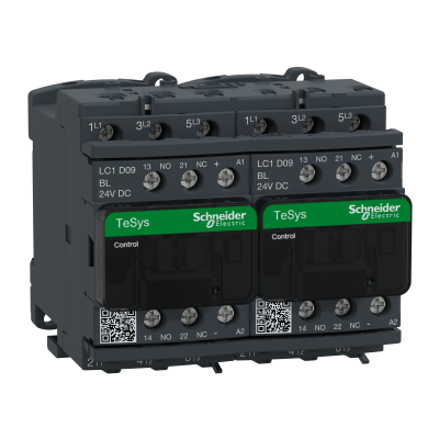 Stycznik mocy 9A 3P 24V DC 1Z 1R LC2D09BL SCHNEIDER (LC2D09BL)