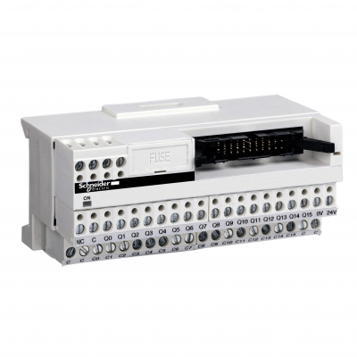 Modicon ABE7 miniaturowa podbaza dyskretne pasywne we/wy 16 wejść/wyjść Led ABE7H16C31 SCHNEIDER (ABE7H16C31)