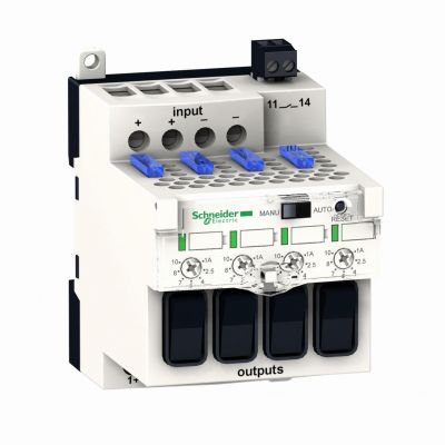 Phaseo elektroniczny moduł ochronny 28-28.8 V DC 10 A do regulowanych zasilaczy impulsowych (SMPS) ABL8PRP24100 SCHNEIDER (ABL8PRP24100)