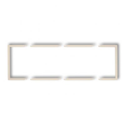 KARLIK Ramka wypełniająca potrójna DECO beżowy 1DRW-3 (1DRW-3)