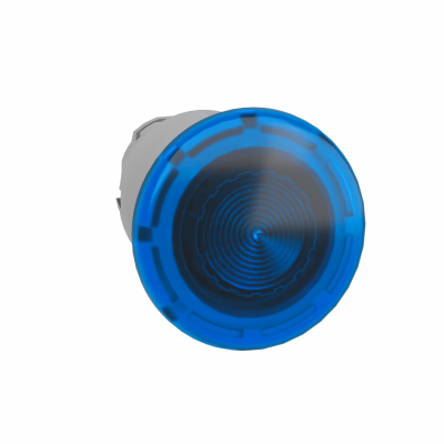 Harmony XB4 Przycisk grzybek push pull LED fi40 niebieska metalowa ZB4BW663 SCHNEIDER (ZB4BW663)