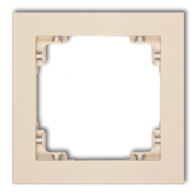 KARLIK DECO Ramka pojedyncza z tworzywa beżowa 1DR-1 (1DR-1)