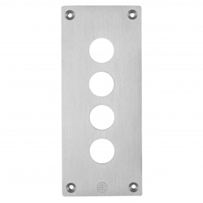Harmony XAPS Płyta czołowa z nawiertami 4 poziome otwory metalowa XAPE304 SCHNEIDER (XAPE304)