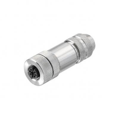 WEIDMULLER SAIBW-5/7-ZF Wtyczka okrągła (możliwość dostosowania), Gniazdo, kątowe, złącze sprężynowe, M12, 0.14 mm², 0.75 mm², 4 - 6 mm, Liczba biegunów: 5, Przyłącze ekranu: 1365580000 /1szt./ (1365580000)