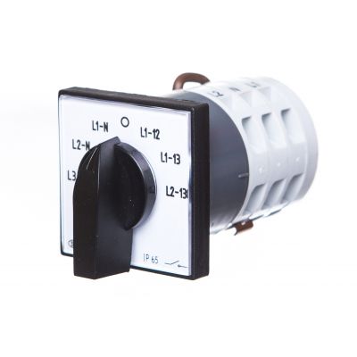 Łącznik krzywkowy woltomierzowy 4P 12A IP65 Łuk E12-82 921282 ELEKTROMET (921282)