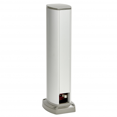 Optiline 45 słupek instalacyjny dwustronny aluminiowy 430mm z uchwytem podłogowym ISM20212 SCHNEIDER (ISM20212)