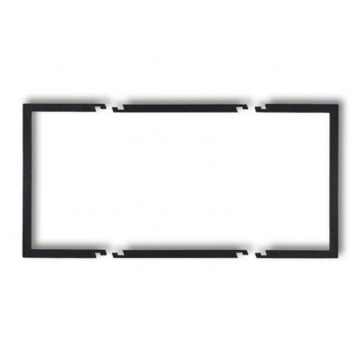 KARLIK Ramka wypełniająca podwójna DECO czarny mat 12DRW-2 (12DRW-2)