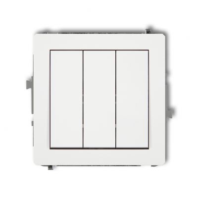 KARLIK DECO Łącznik potrójny biały mat 25DWP-7 (25DWP-7)