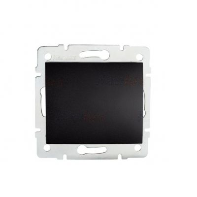 LOGI Łącznik zwierny 10AX 250V 021021142 czarny mat 33620 KANLUX (33620)