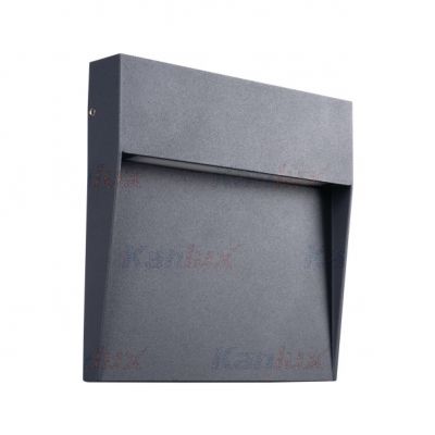 Oprawa schodowa DULI LED 6,5W-NW-L-GR barwa neutralna Antracyt 230V 33752 KANLUX (33752)