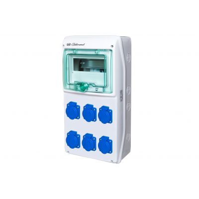 Rozdzielnica RSS-02 -okienko inspekcyjne 8 modułów -wyposażona w okablowanie do podłączenia zabezpie ELEKTROMET (942024)