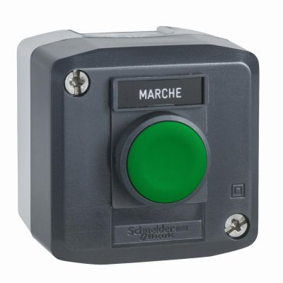 Harmony XALD Stacja sterująca ciemnoszara z przyciskiem fi22 XALD101 SCHNEIDER (XALD101)
