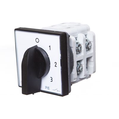 Łącznik krzywkowy 0-1-2-3 3P 25A IP65 z płytką Łuk 25-62 922562 ELEKTROMET (922562)