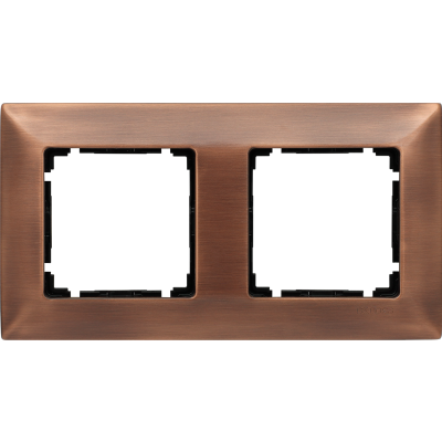VENA EXCLUSIVE METAL Ramka 2x miedź rustykalna (5133282)