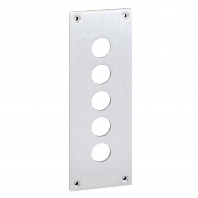 Harmony XAPS Płyta czołowa z nawiertami 5 poziomych otworów metalowa XAPE305 SCHNEIDER (XAPE305)