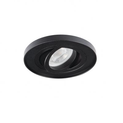 TINY BORD DTO-B Oczko sufitowe TINY BORD DTO-B okrągły stop aluminium kolor czarny 1XGx5,3/GU10 KANL (37165)