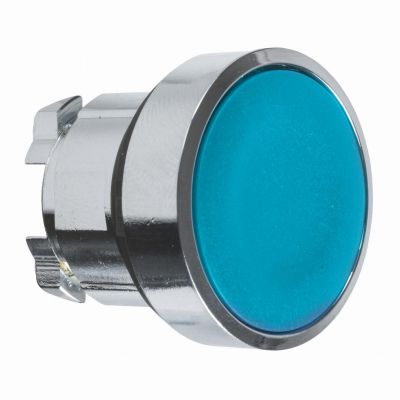 Harmony XB4 Przycisk płaski metalowego niebieska bez oznaczenia ZB4BA6 SCHNEIDER (ZB4BA6)