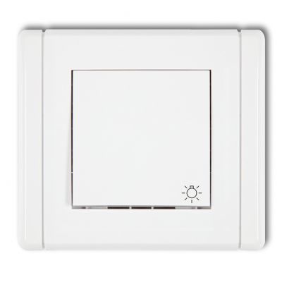 KARLIK FLEXI Przycisk zwierny /światło/ biały FWP-5 (FWP-5)