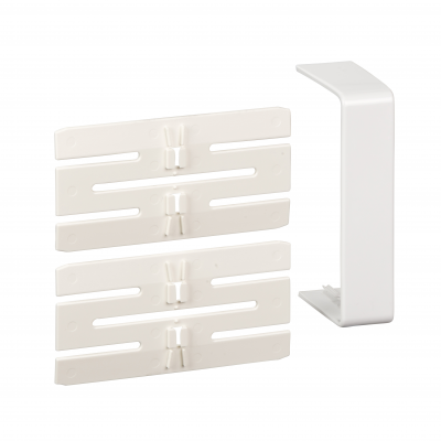 Optiline 45 łącznik z osłoną połączenia 95 x 55mm PC ABS biel polarna ISM10206P SCHNEIDER (ISM10206P)