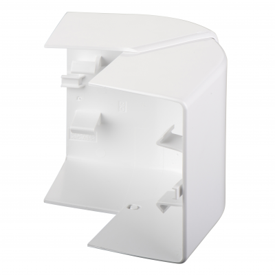 Optiline 45 łącznik zewnętrzny 95 x 55mm PC ABS biel polarna ISM10202P SCHNEIDER (ISM10202P)